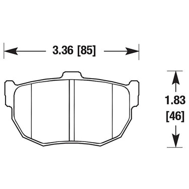 Carbotech CT272 Nissan Rear Brake Pad Set